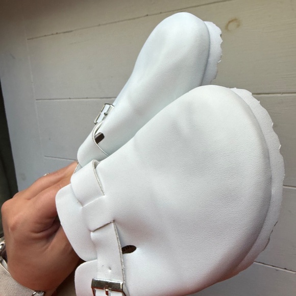 Birkenstock Boston Clogs White 42 Soft Footbed - Picture 4 of 15